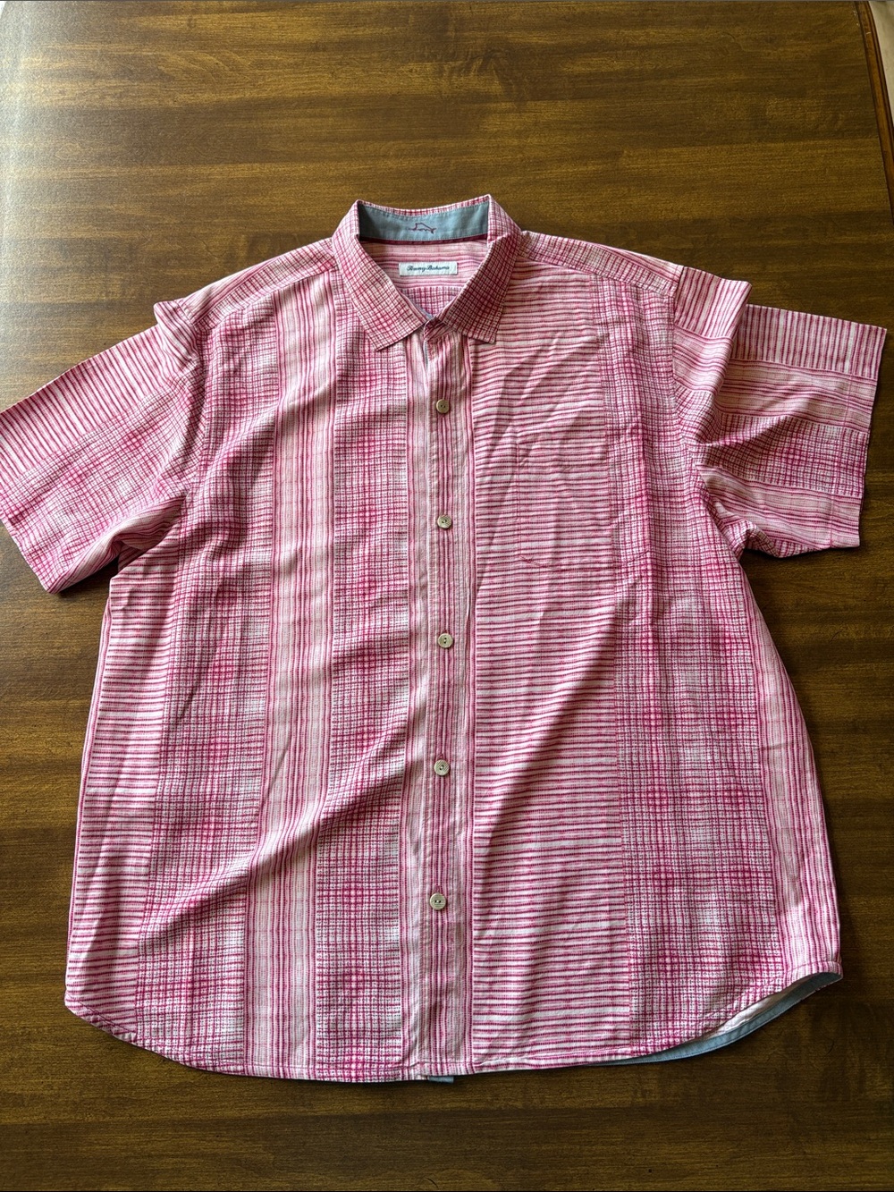 Tommy Bahama Bay Street Blues 100% Silk Shirt, Size XXL